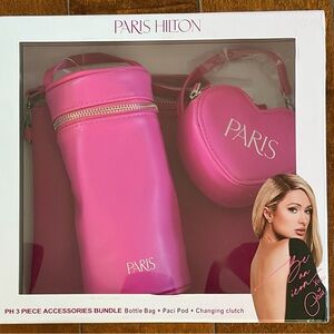 ❤️Paris Hilton Hot Pink 3-Piece Accessory Set NEW